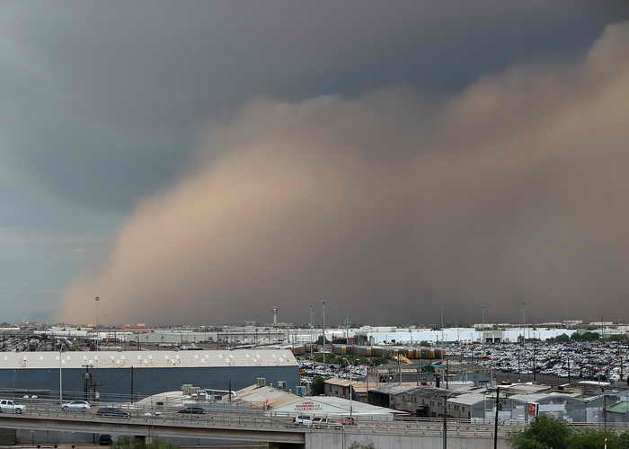 США. Аризона. Пыльная буря. Фото: Christian Petersen/Getty Images