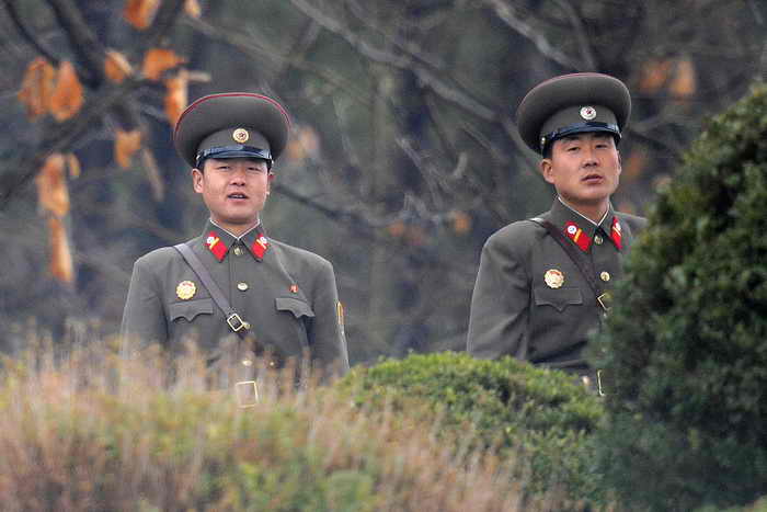 В КНДР задержан американский турист — участник Корейской войны. Фото: JUNG YEON-JE/AFP/Getty Images