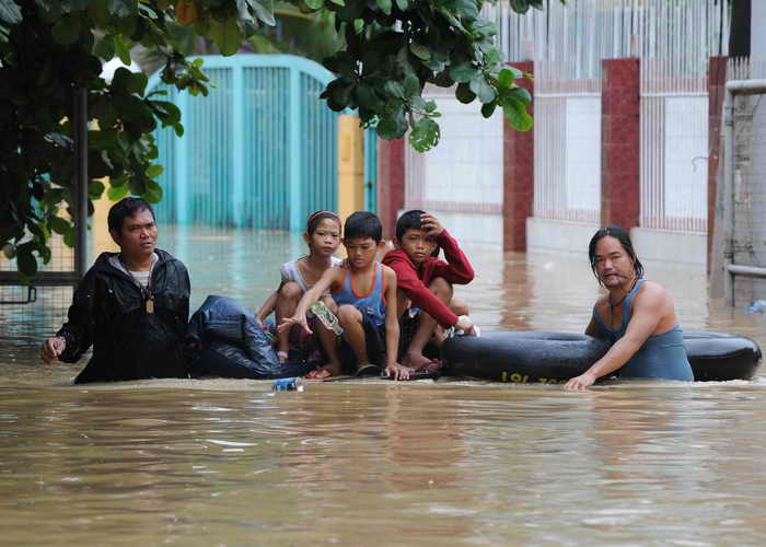 Филиппины. Тайфун. Фото: TED ALJIBE/AFP/GettyImages 