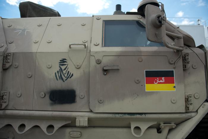 Первая партия бронетехники прибыла в Германию из Афганистана