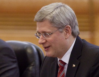 Премьер-министр Канады Стивен Харпер. Фото: Diego Azubel-Pool/Getty Images