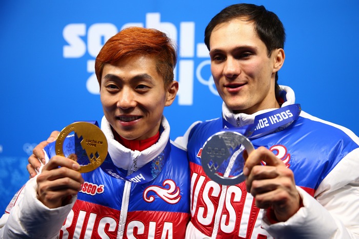 Впервые Россия выиграла золотую и серебряную медали в шорт-треке