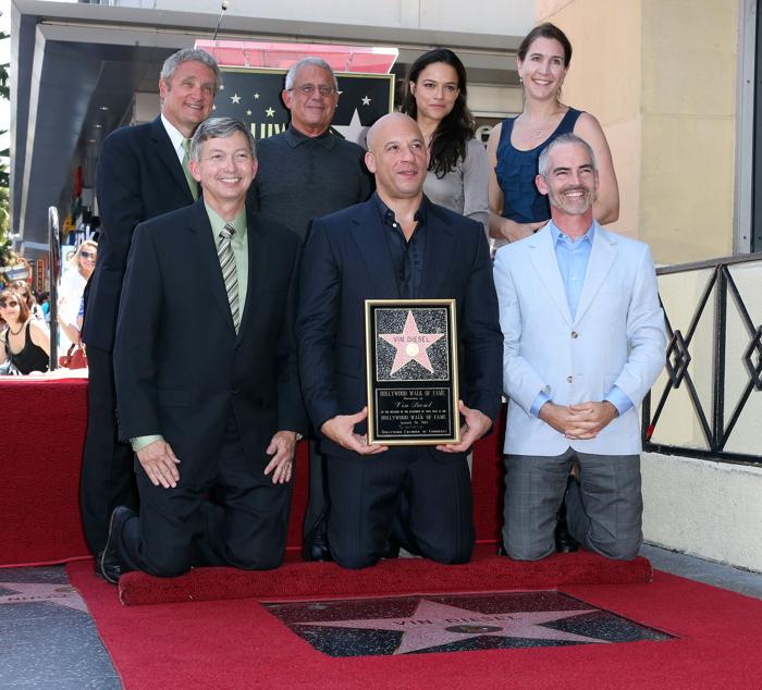 Вин Дизель получил звезду на голливудской Аллее славы