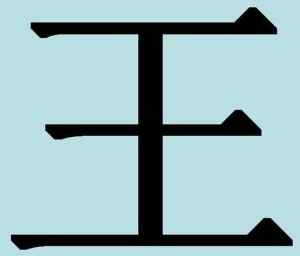 Китайские иероглифы: царь