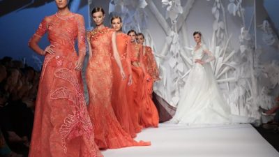 Коллекция платьев Abed Mahfouz представлена в Риме