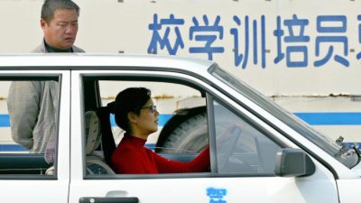 В Китае без взятки не сдать на водительские права