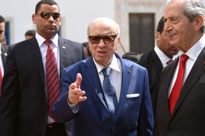 Каид Эс-Себси, президент Туниса. Фото: EMMANUEL DUNAND/AFP/Getty Images | Epoch Times Россия