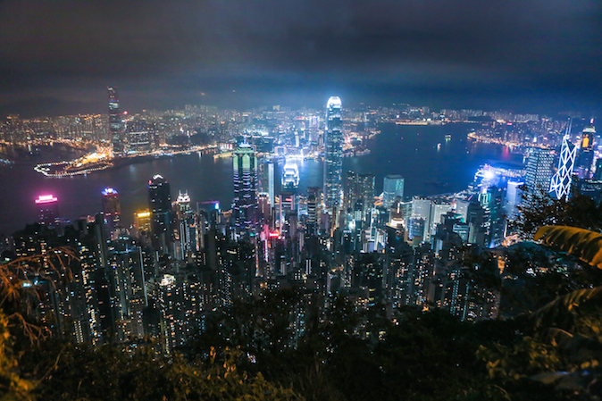 Вид на Гонконг из парка «Виктория» 9 ноября 2014 года. Фото: Benjamin Chasteen/Epoch Times | Epoch Times Россия
