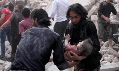 Более четырехсот мирных жителей убиты в Сирии авиацией РФ, среди этих жертв почти сотня - дети. Фото: twitter.com/ | Epoch Times Россия