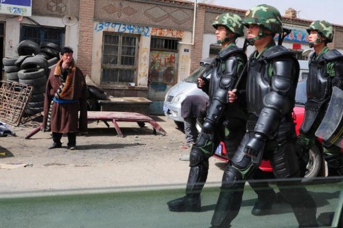 Ситуация в Тибете остаётся напряжённой. Фото: FREDERIC J. BROWN/AFP/Getty Images | Epoch Times Россия
