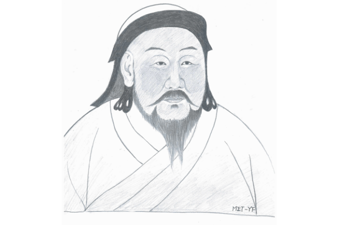 Хубилай — мудрый хан и основатель династии Юань в Китае. Иллюстрация: Yeuan Fang/Epoch Times | Epoch Times Россия