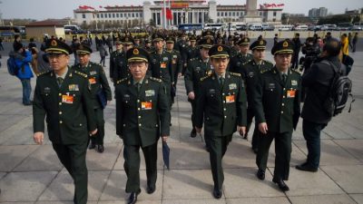 Бюджет армии Китая вырос на 7,6%