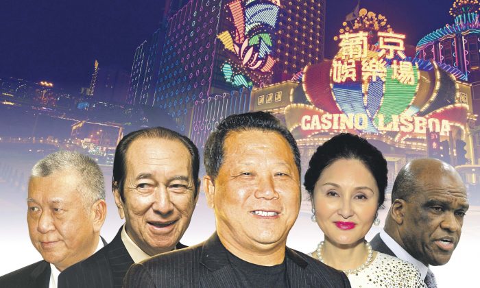 Сеть Ng Lap Seng включает Стэнли Хо, Эдмунд Хо, антикоррупционная кампания приближается к Гонконгу. (Составлено Великой Эпохой) | Epoch Times Россия