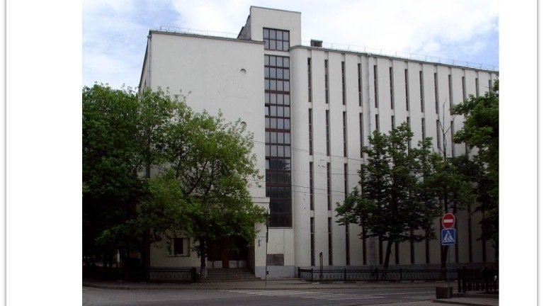 Конструктивистское здание АТС 1929 года на Покровском бульваре в Центре Москвы. Фото: change.org/ | Epoch Times Россия