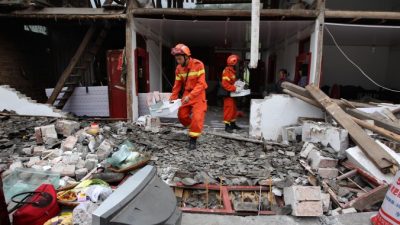 В Китае произошло два землетрясения