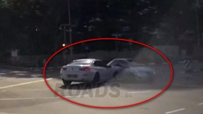 (Видео)Машина-призрак стала причиной аварии