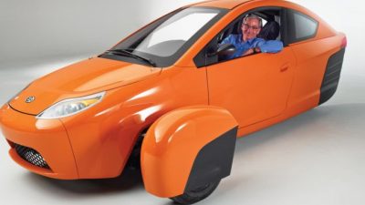 Производство трёхколёсного автомобиля начнётся в следующем году