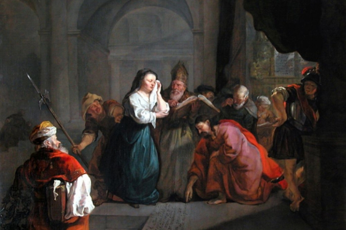«Христос и грешница», Габриель Метсю, 1653 год/commons.wikimedia.org/Public Domain | Epoch Times Россия