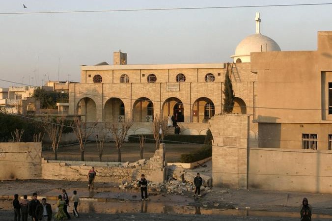 Монастырь в иракском городе Мосул. Фото: MUJAHED MOHAMMED/AFP/Getty Images | Epoch Times Россия