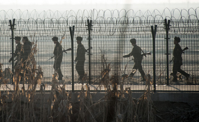 Граница между Северной и Южной Кореей. Фото:  JOHANNES EISELE/AFP/Getty Images | Epoch Times Россия