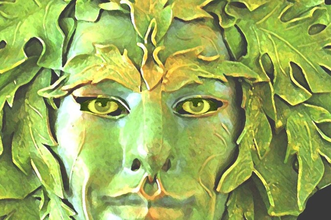Зелёный человек, картина Лорен Рейн. Фото: Wikimedia Commons | Epoch Times Россия