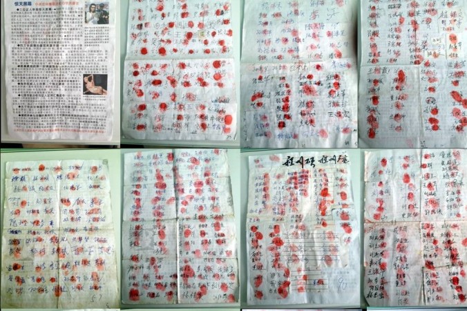 Люди по всему Китаю подписывают петицию против извлечения органов. Фото: minghui.org | Epoch Times Россия