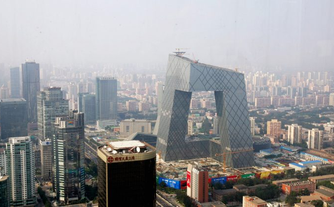 Центральный деловой район в Пекине, Китай, 12 августа 2008 года. China Photos/Getty Images | Epoch Times Россия
