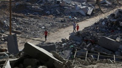 Израильская ракета за несколько секунд уничтожила 13-этажный дом в Газе