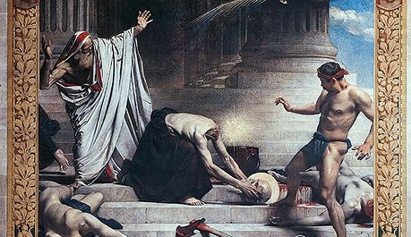 Фрагмент картины «Мученичество Св. Дионисия», 1885 год, автор Леон Бонна, Пантеон, Париж, Франция (Domaine public) | Epoch Times Россия