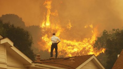 Пожар в Греции охватил 20 квадратных километров леса