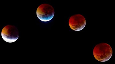 Кровавую суперлуну и полное лунное затмение покажут 26 мая