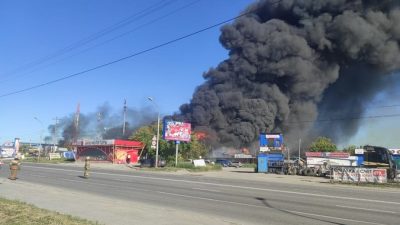 В Новосибирске от взрыва газовой автозаправки пострадали более 30 человек