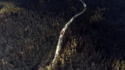 Лесные пожары в Сибири тушат с самолётов, жители просят о помощи