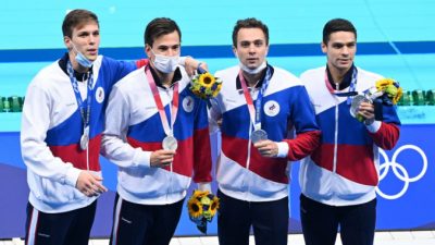Российские пловцы — серебряные призёры в эстафете 4х200 м вольным стилем на Олимпиаде-2020