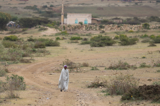Эфиопская девушка возвращается в свою деревню Сарир в регионе Сомали, Эфиопия, 13 января 2020 г. (Giulia Paravicini / Reuters) | Epoch Times Россия