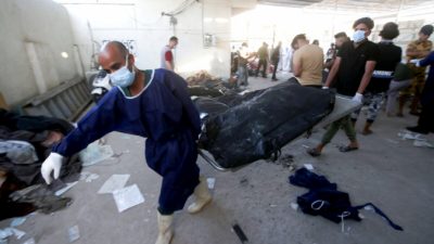 В коронавирусной больнице Ирака 44 человека погибли, 67 ранены в результате пожара