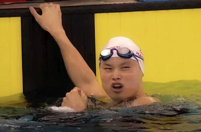 Момент, когда Маргарет Макнил взяла золото на Олимпийских играх 2020 в Токио, Япония. Image: Screenshot / <a href=