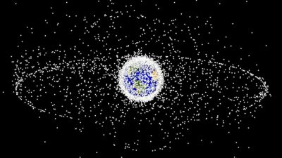 На орбитах Земли вращается 7000 тонн мусора (Видео)