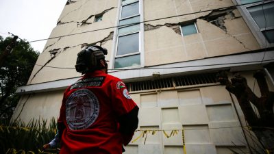 Мощное землетрясение в Мексике сопровождалось вспышками огней