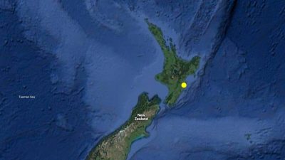 Землетрясение магнитудой 4,9 потрясло Новую Зеландию