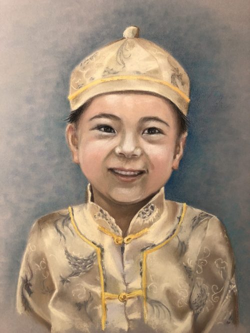 Польская художница пишет портреты детей, преследуемых в Китае