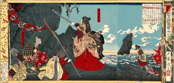 Согласно историческим записям, первой женщиной-воином в Японии была императрица Дзингу (Изображение: via Wikimedia Commons)
