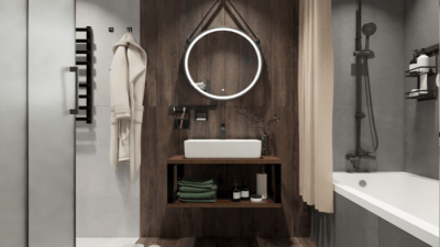 Эргономичная ванная комната в современном стиле