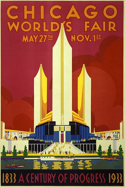 Популярность замороженного заварного крема на Среднем Западе началась с его триумфа на Всемирной выставке 1933 года в Чикаго. (Public domain)