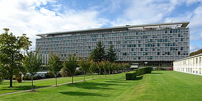 Штаб-квартира ВОЗ в Женеве. Фото: Yann Forget / Wikimedia Commons/CC BY-SA 4.0 | Epoch Times Россия