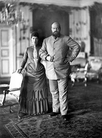 Мария Фёдоровна и Николай Александрович Романовы. (Фото: