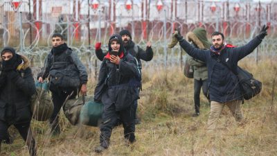 Около 50 мигрантов прорвались в Польшу на границе с Беларусью