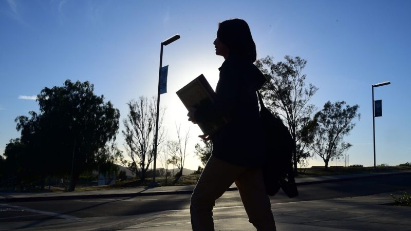Ученик идёт по кампусу калифорнийской школы 23 марта 2016 года. (Frederic J. Brown/AFP via Getty Images) | Epoch Times Россия