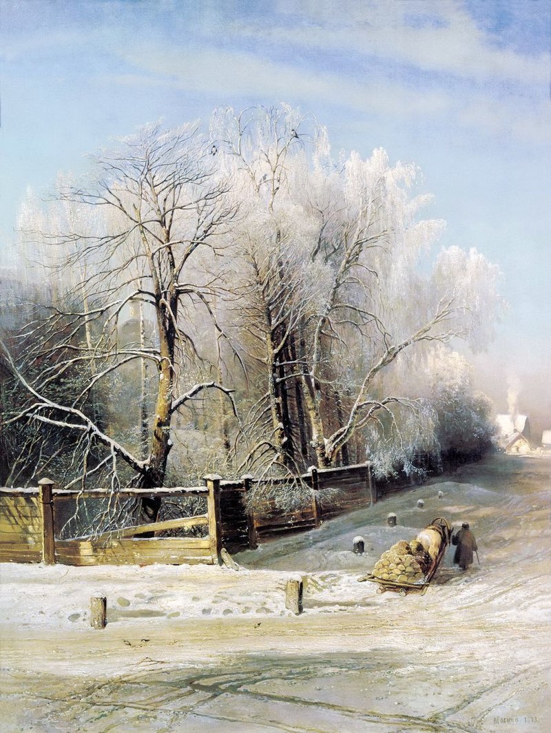 Алексей Саврасов «Зима», 1890-е годы. Фото: kartinysistoriey.ru / Public domain