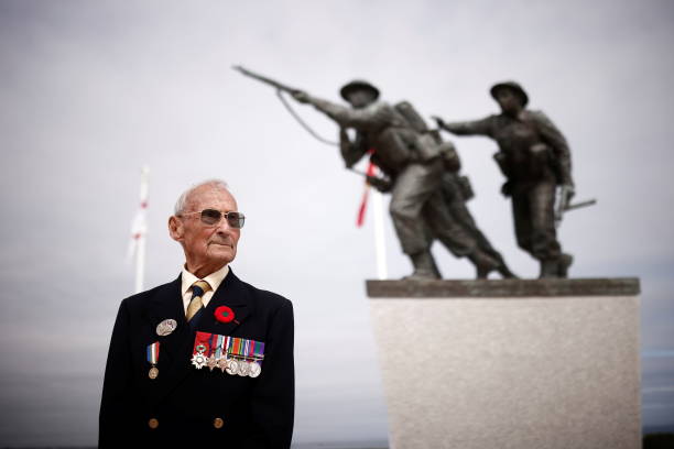 Ветеран Второй мировой войны. Фото: Stephane Mahe-Pool/Getty Images) | Epoch Times Россия